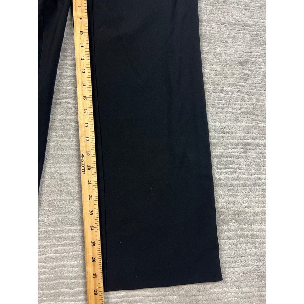 Counterparts Dress Pants Womens 12P Black Wide Leg Elastic Back Professional - Picture 4 of 10